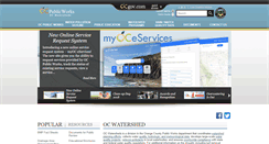 Desktop Screenshot of ocwatersheds.com
